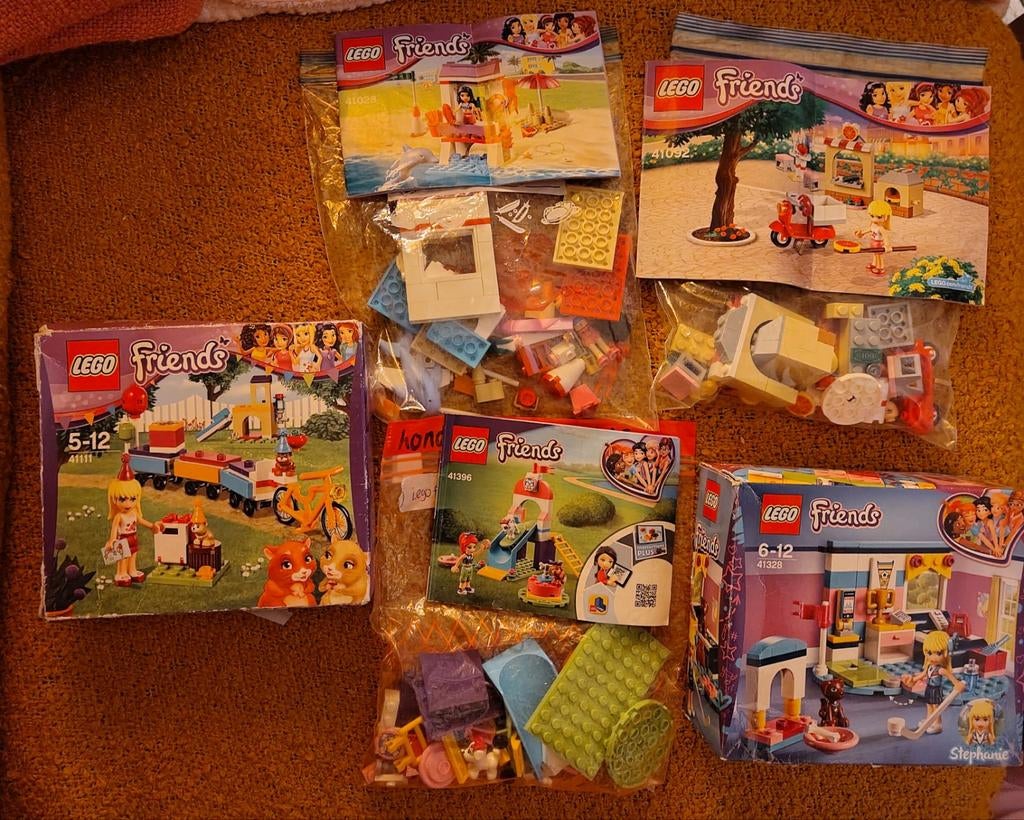 5x Lego Friends sets pakket, Gebruikt, Lego, Meerdere sets, Friends