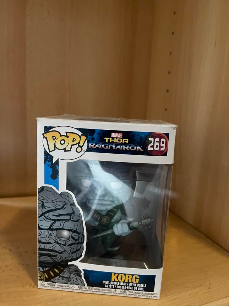 Funko Pop! Marvel Thor Ragnarok Korg #269, Verzamelen, Poppetjes en Figuurtjes, Nieuw, Ophalen