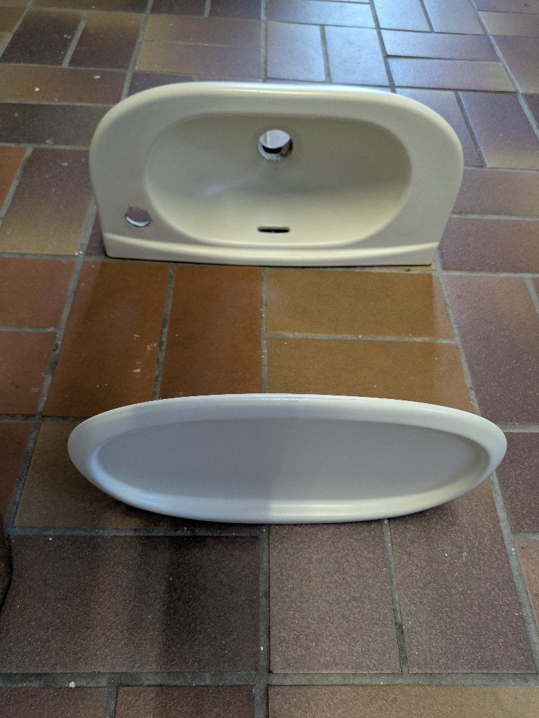 SFINX toiletfonteintje + planchet, Ophalen, Zo goed als nieuw
