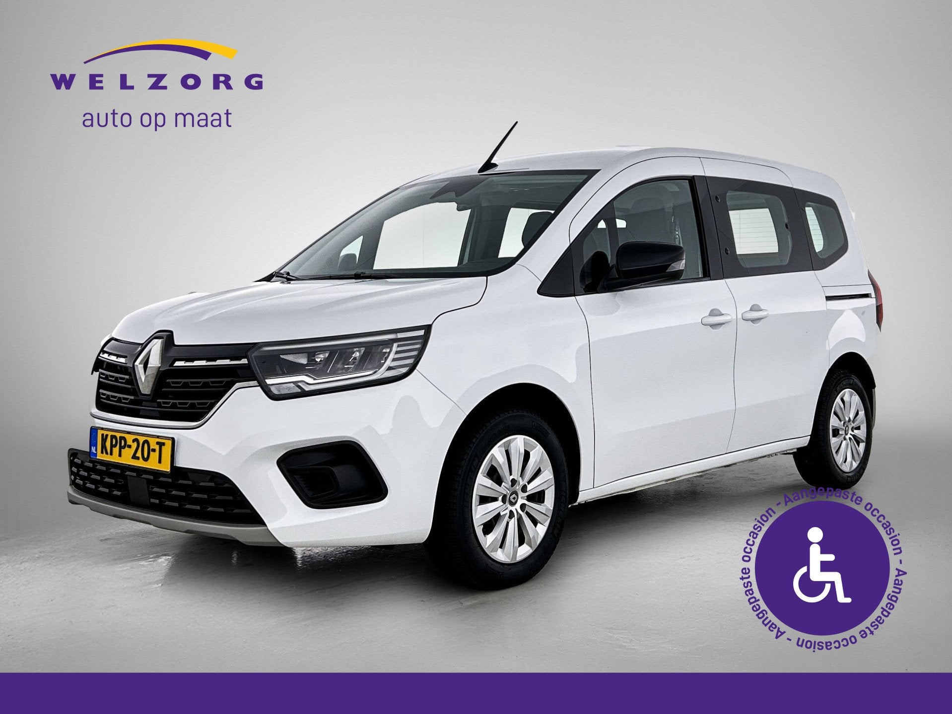 Renault Kangoo TCe 100 Equilibre Actie! Rolstoelauto I Priva, Auto's, 12 maanden, Stof, Gebruikt, Euro 6