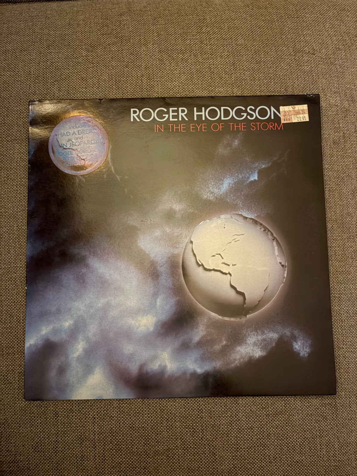 Roger Hodgson - In the Eye of the Storm LP, Ophalen, LP, Rock, Gebruikt