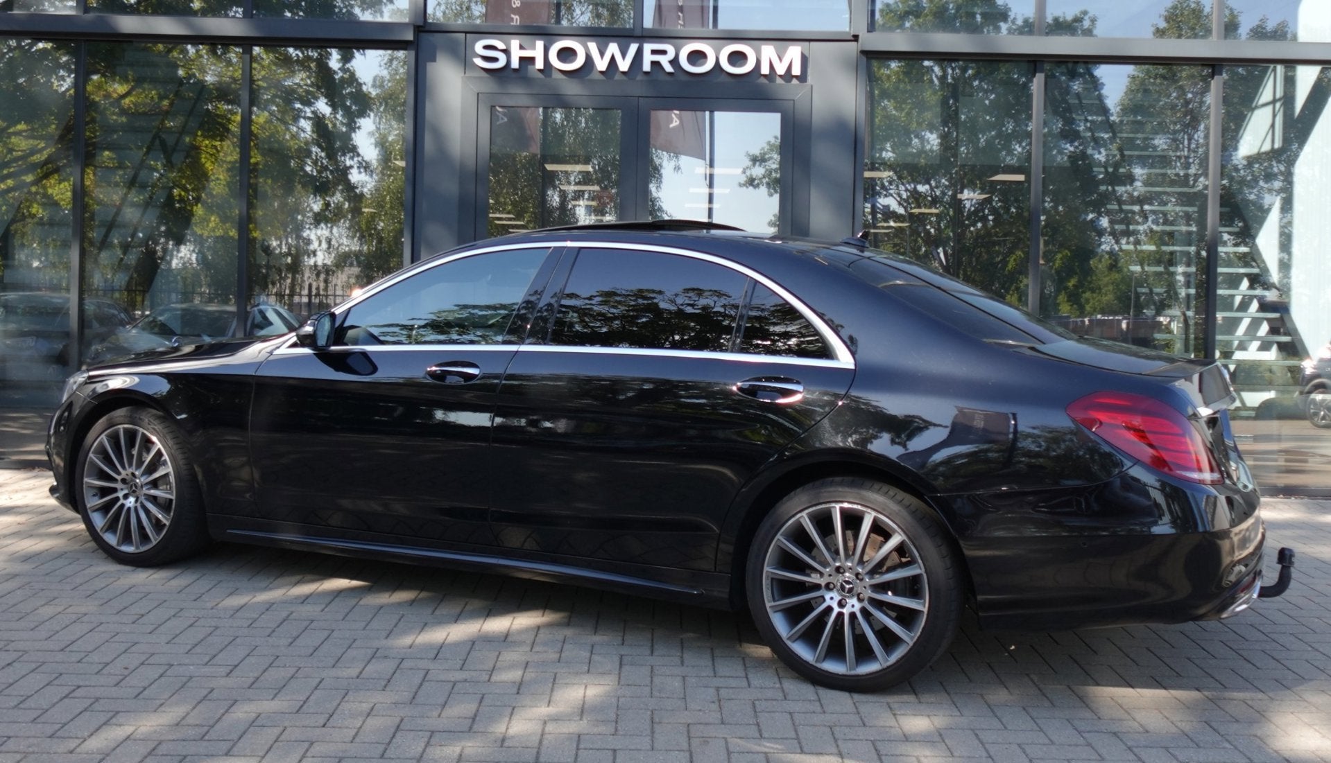 Mercedes-Benz S-klasse 350 BlueTEC Lang Prestige Plus PANO B, Auto's, Dealer onderhouden, Achterwielaandrijving, Gebruikt, Zwart