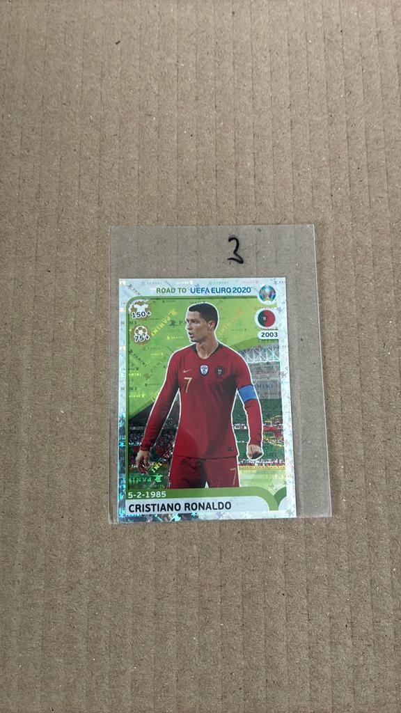 Panini road to 2020 Cristiano Ronaldo, Hobby en Vrije tijd, Stickers en Plaatjes, Ophalen of Verzenden, Zo goed als nieuw, Plaatje