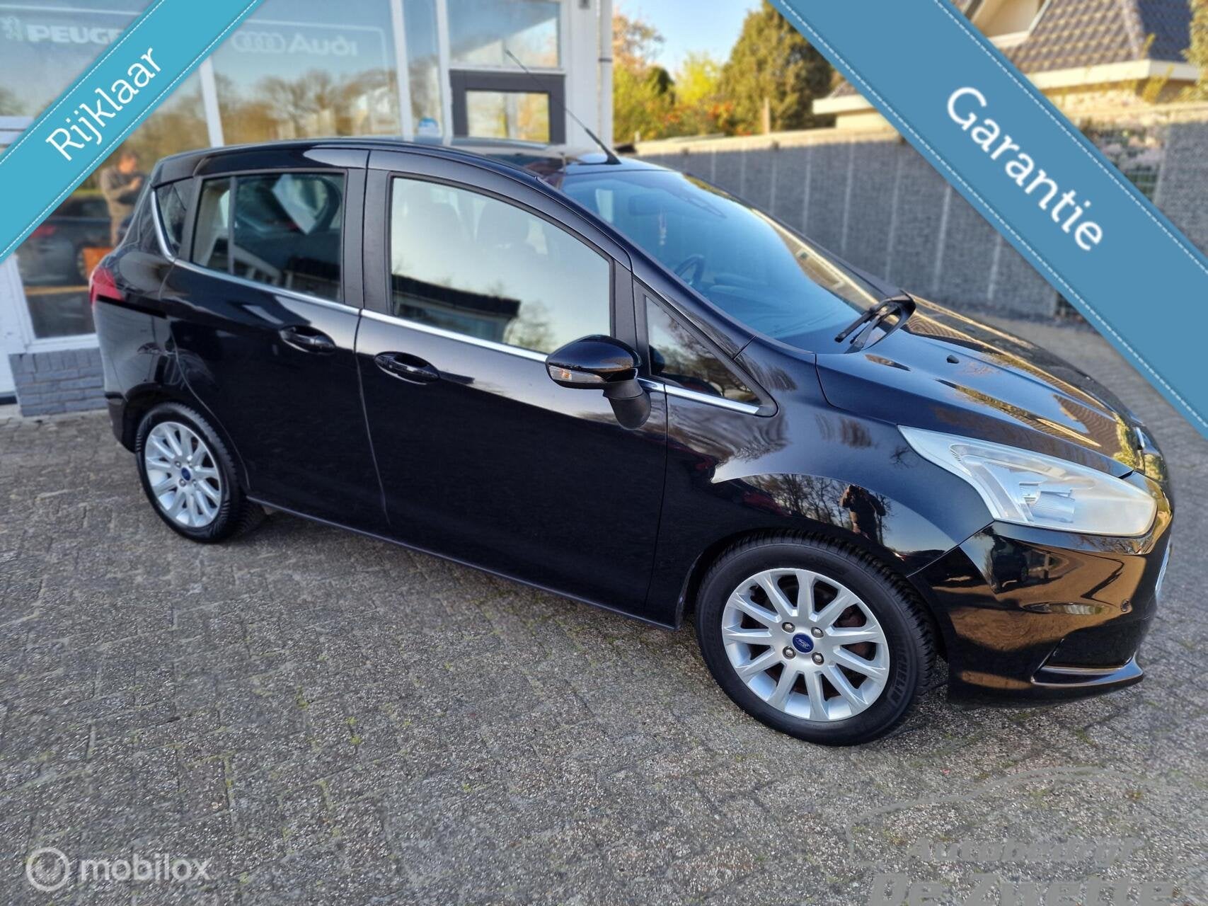Ford B-Max 1.0 EcoBoost Titanium, Auto's, Voorwielaandrijving, Euro 5, Gebruikt, Zwart