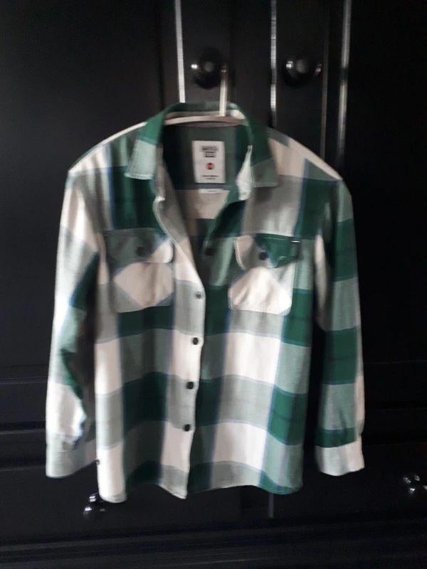 Stoer mooi vest groen geruit/ geblokt maat 158-164, Ophalen of Verzenden, Zo goed als nieuw, Jongen of Meisje, Trui of Vest