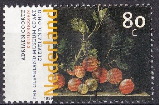 Nederlandse schilderkunst –Adriaan Corte- gebruikt–NVPH 1832, Ophalen of Verzenden, Na 1940, Gestempeld