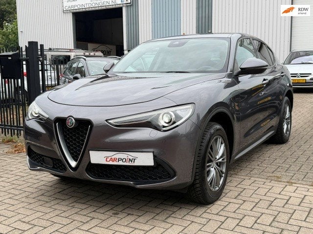Alfa Romeo Stelvio 2.0 T AWD Q4 200PK Leer Navi Trekhaak Key, Automaat, 4 cilinders, Bedrijf, Automatische klimaatregeling