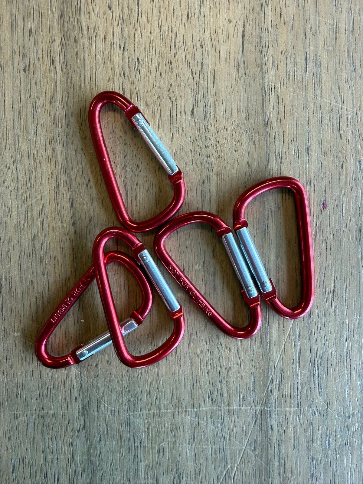 4700 Rode Mini Karabijnhaken - Decoratief & Sleutelhangers, Ophalen, Nieuw