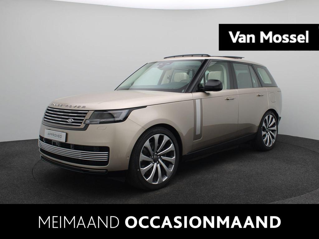 Land Rover Range Rover 3.0 P550e SV PHEV Sunset gold | 23 in, Auto's, Land Rover, Automaat, 12 maanden, Euro 6, Overige kleuren