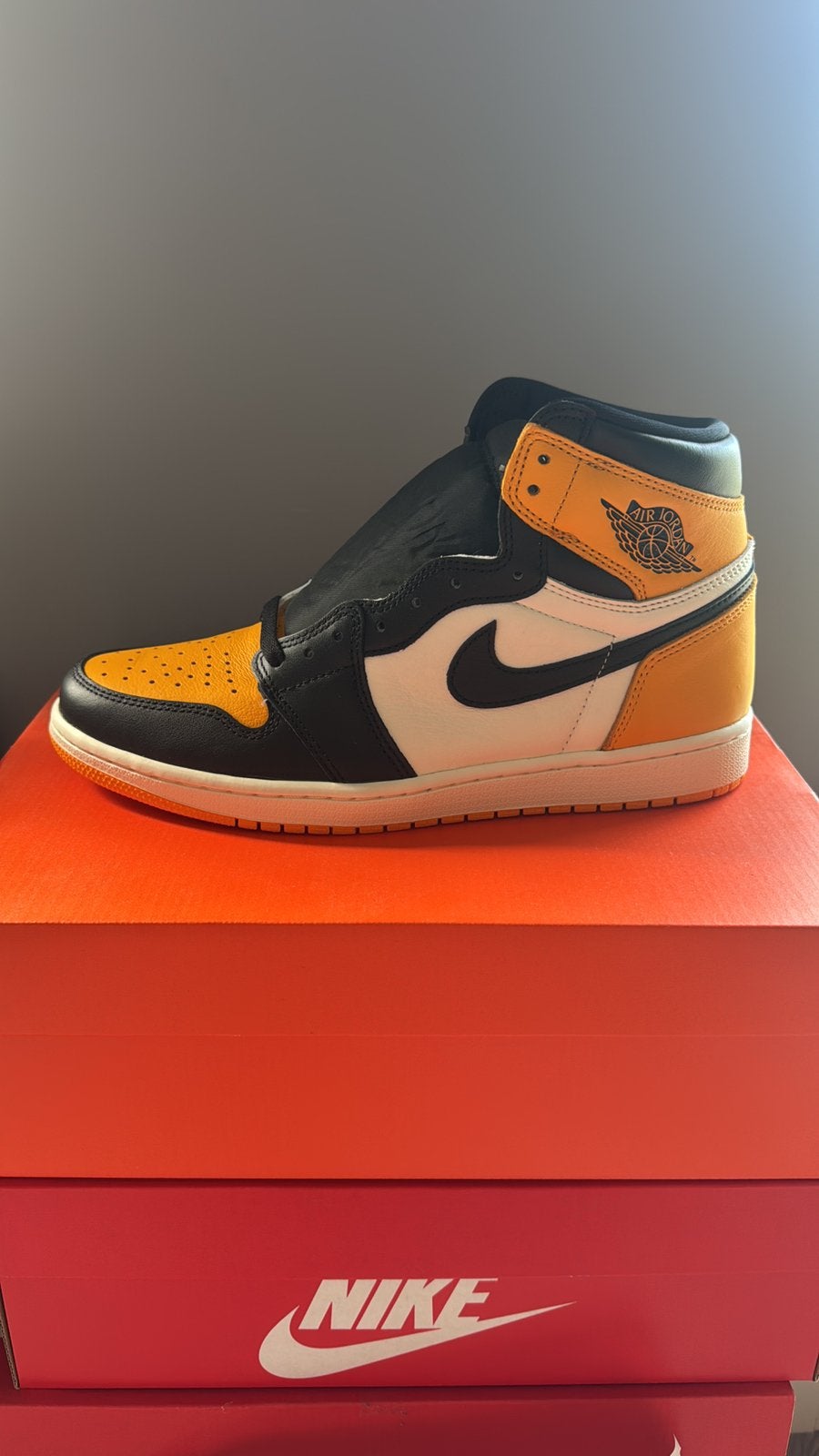 Nike air jordan 1 Taxi, Kleding | Heren, Ophalen of Verzenden, Nieuw