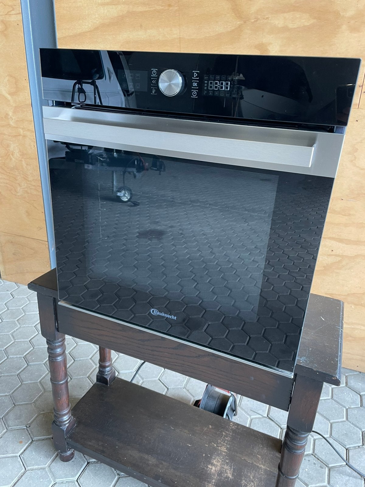 showmodel BAUKNECHT hetelucht grill 60cm TIPTOETSEN pyrolyse, Ophalen, Bauknecht, Hete lucht, Nieuw