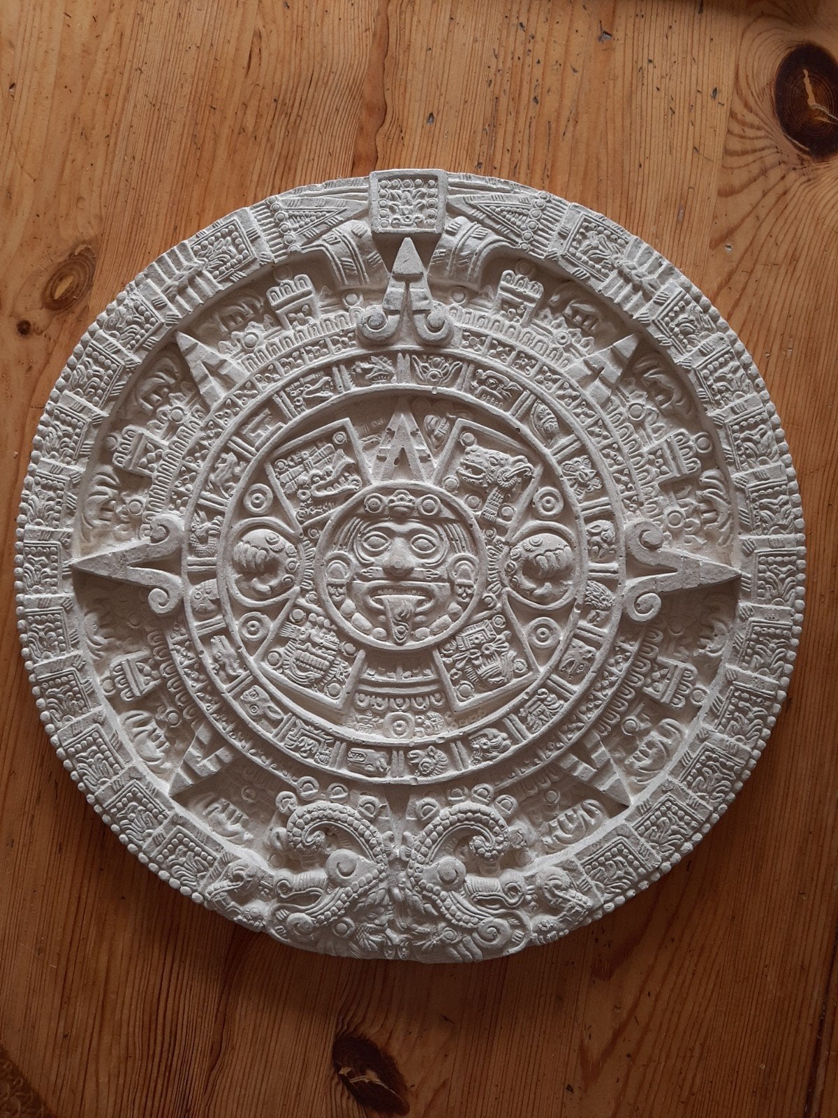 Azteken kalender., Antiek en Kunst, Ophalen