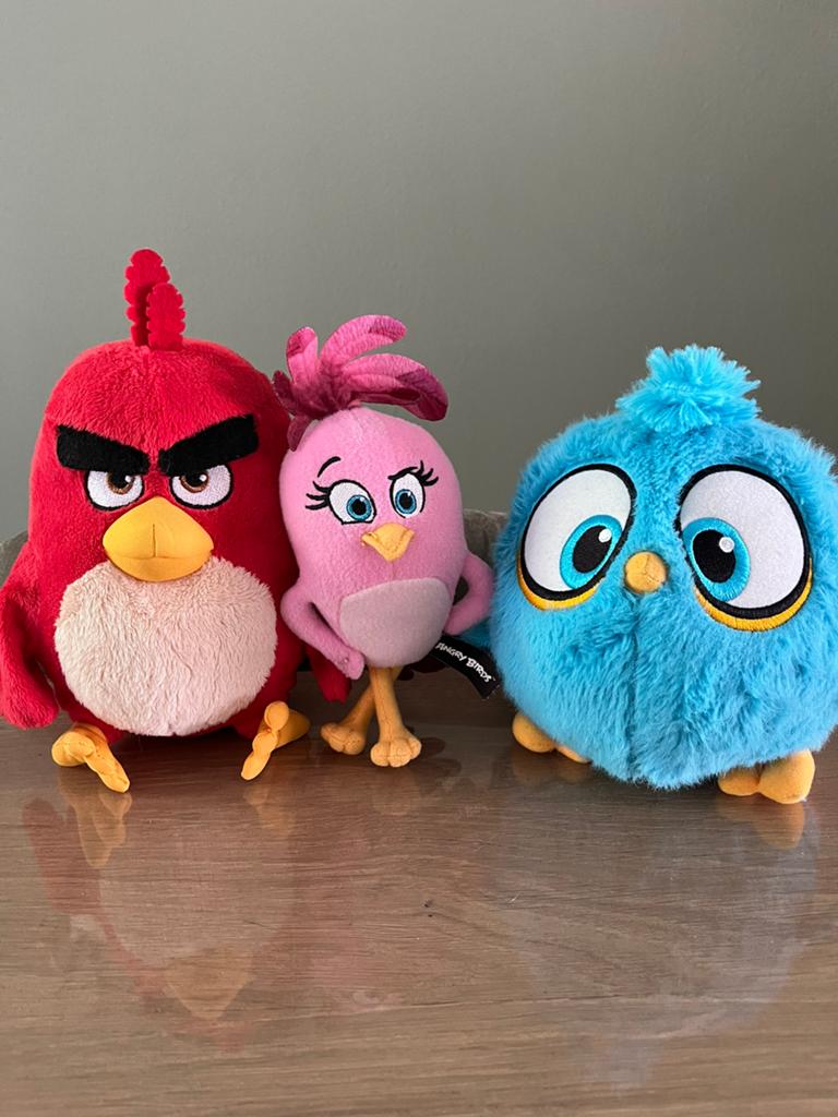 Gave Angry birds knuffels, Ophalen of Verzenden, Zo goed als nieuw, Overige typen