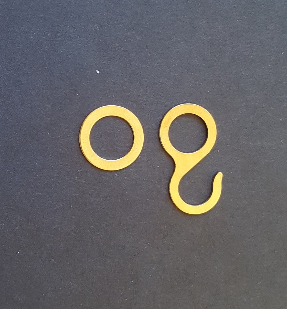 koekoeksklok  ketting  haak en ring, Ophalen of Verzenden