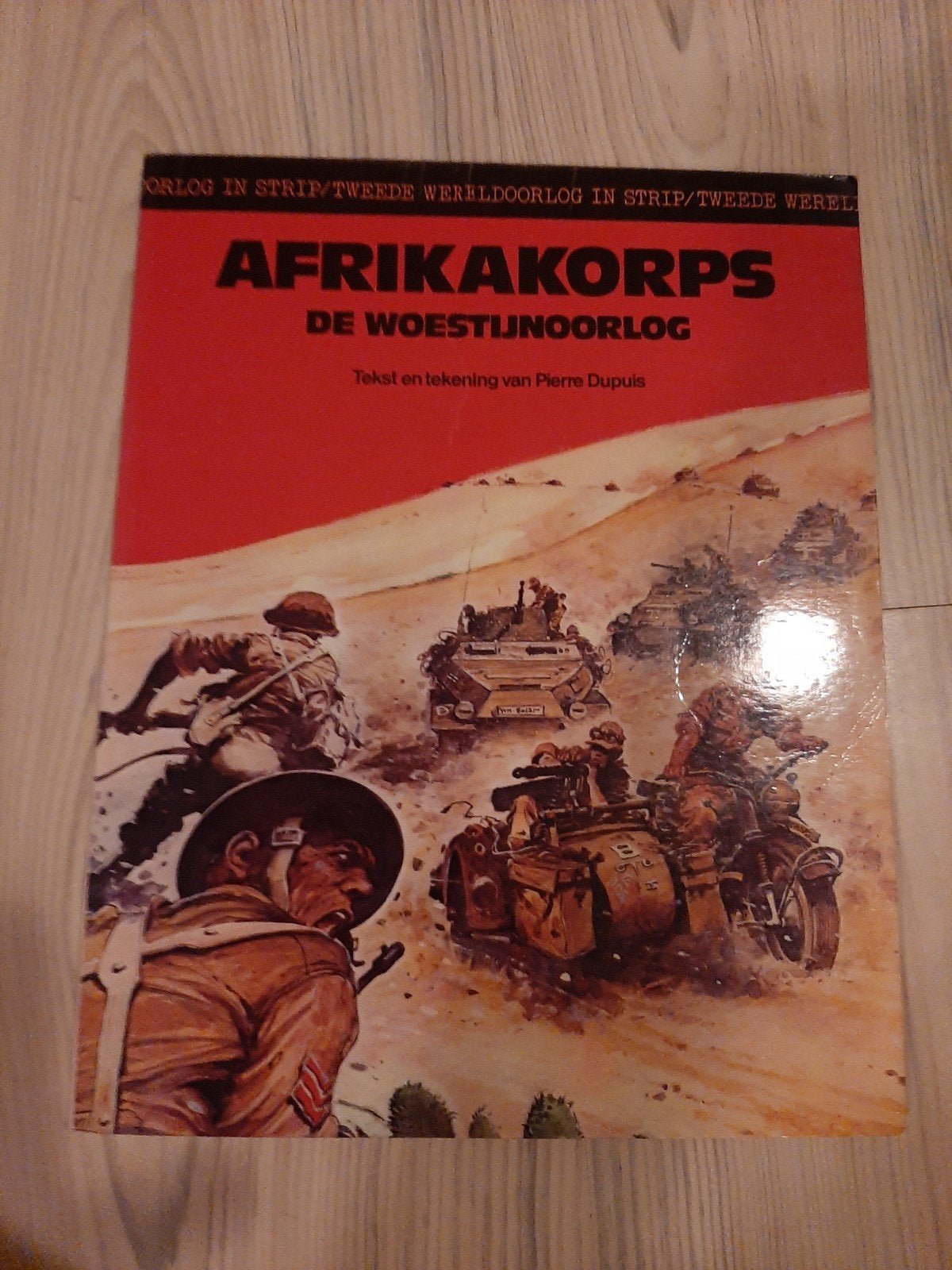 Afrikakorps: De Woestijnoorlog - Oorlog in Strip, Boeken, Ophalen of Verzenden