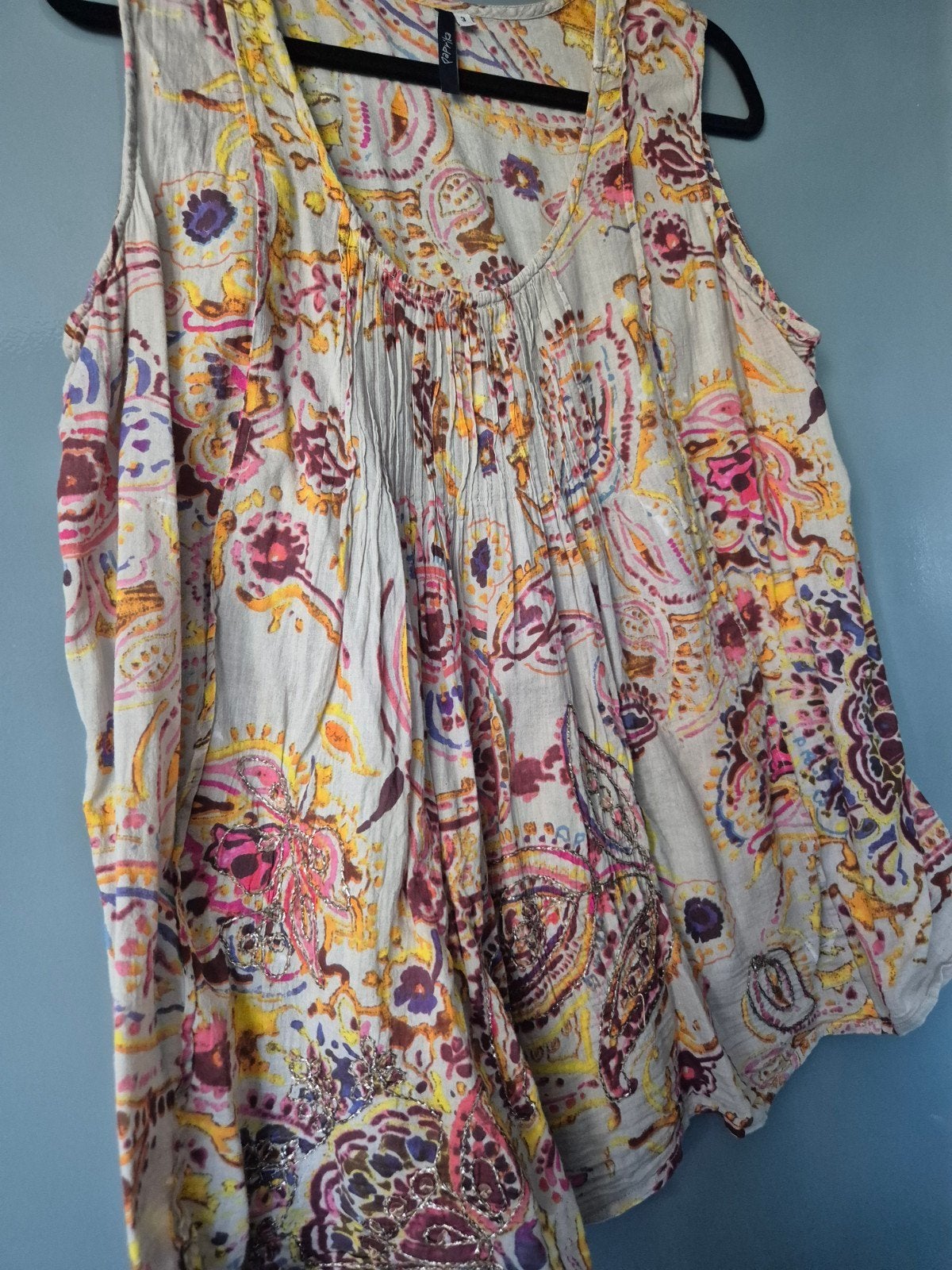 Mouwloos tuniekje van Paprika, maat 3 (46/48), Maat 46/48 (XL) of groter, Paprika, Gedragen, Meerkleurig