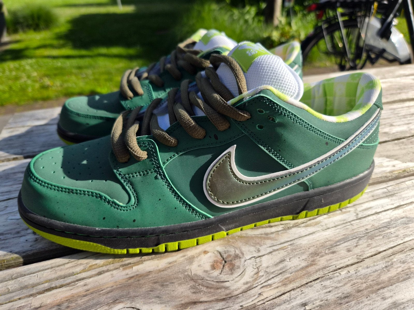 Nike SB Dunk Low Green Lobster - Maat 45 (valt klein), Overige kleuren, Nike, Ophalen of Verzenden, Sneakers of Gympen