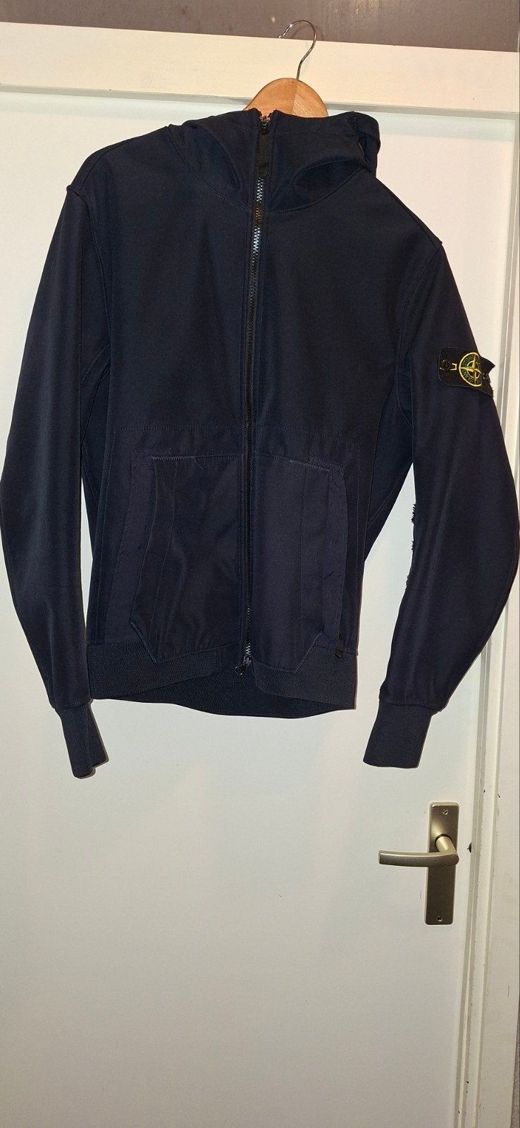 als nieuwe stone island soft shell jas maat s, Blauw, Ophalen of Verzenden, Maat 46 (S) of kleiner, Stone Island