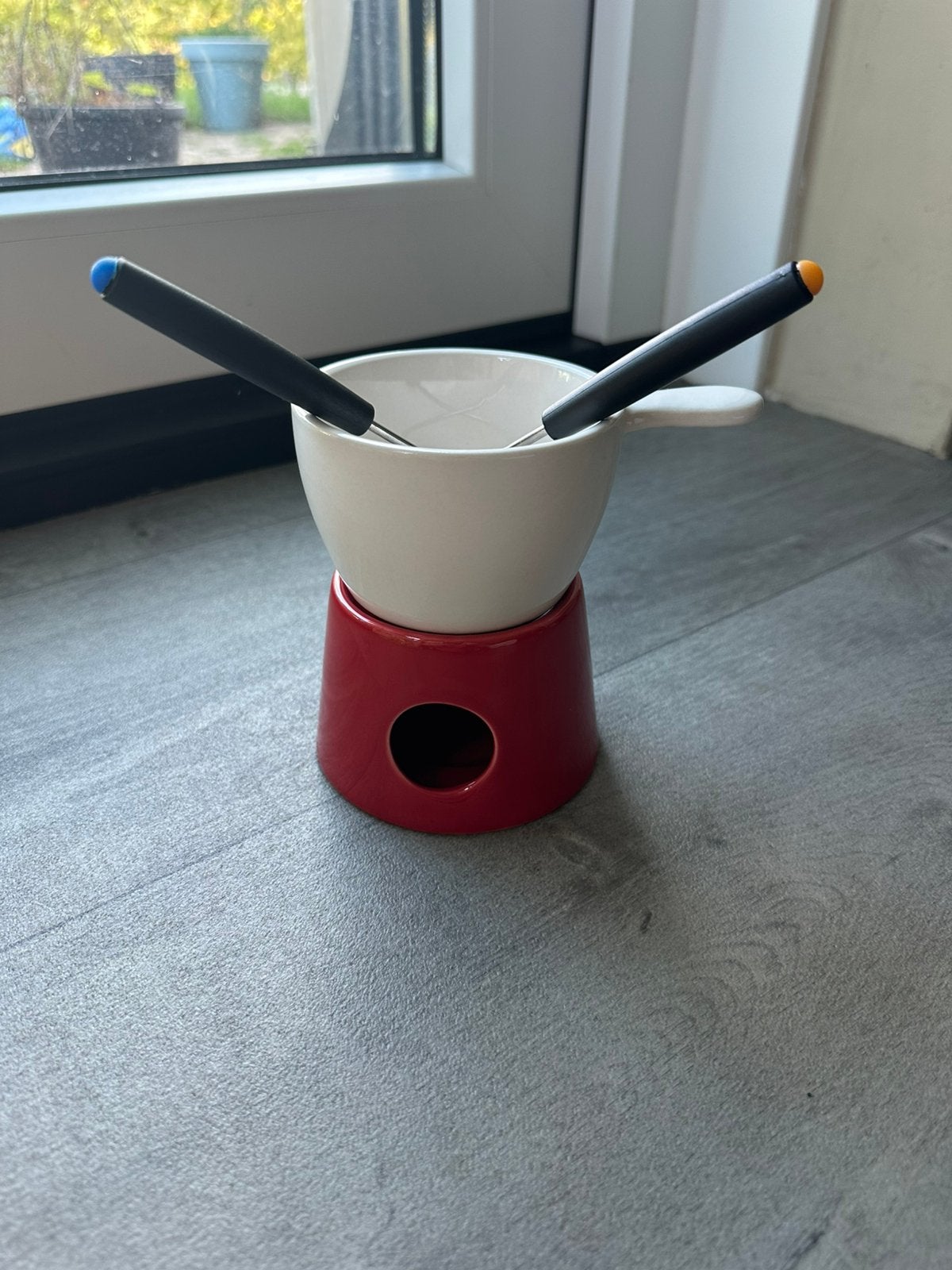 Fondue set, Ophalen, Zo goed als nieuw, Brander, Fondueset