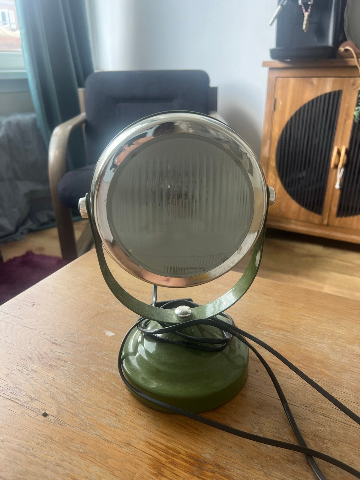 Vintage Spotlight - Groen Metalen Bureaulamp, Ophalen