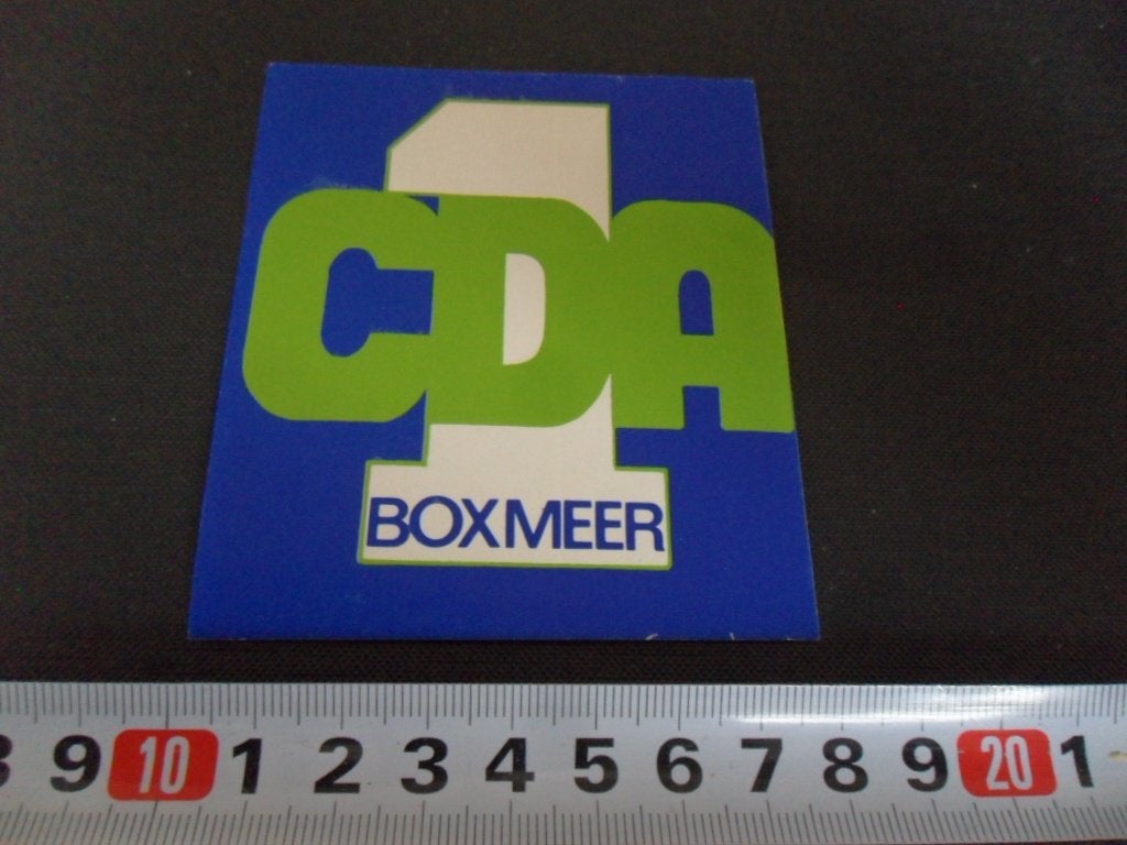 sticker Politiek CDA 1  Boxmeer   BUS404, Ophalen of Verzenden, Zo goed als nieuw