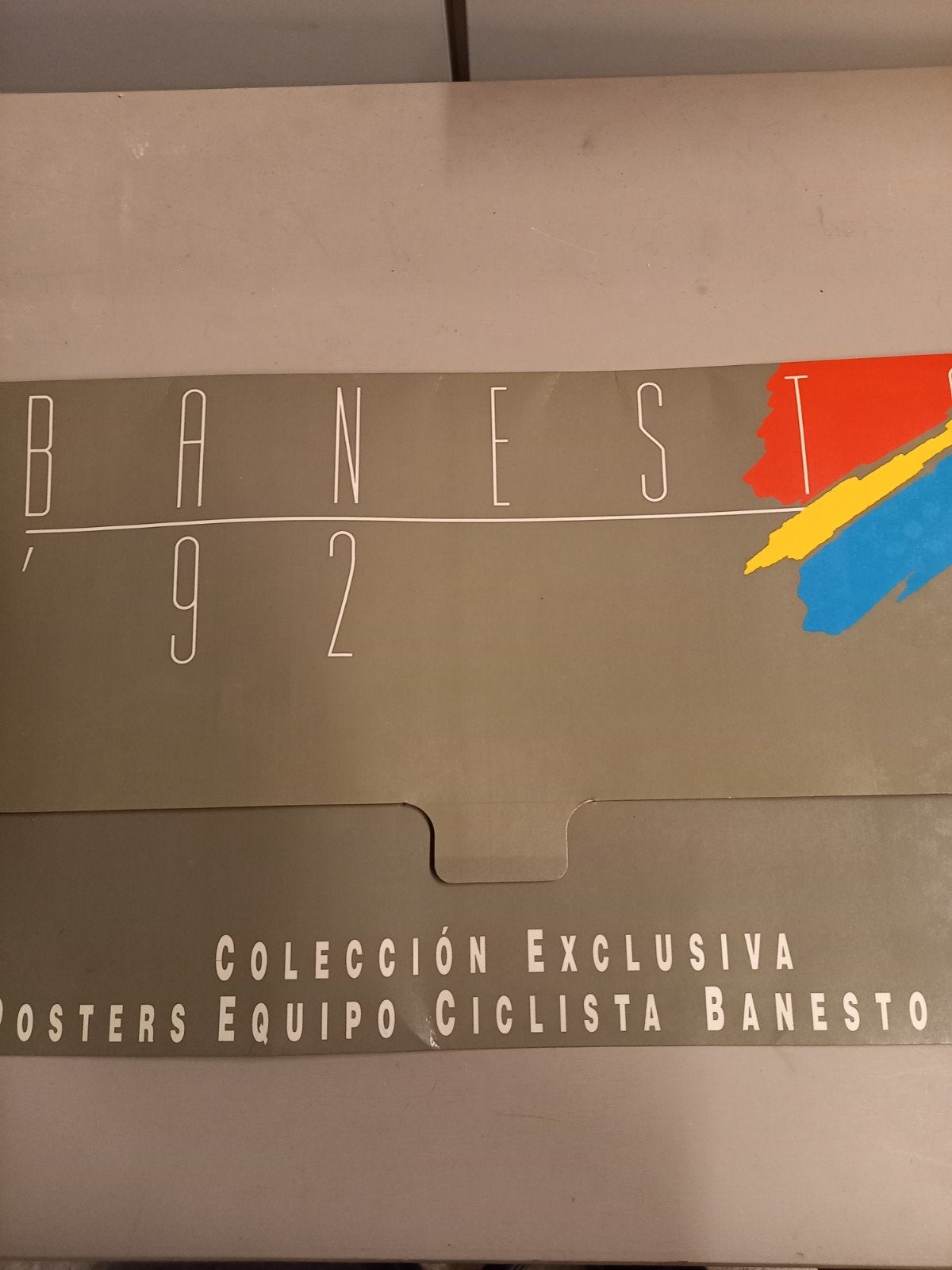 Banesto Wielerploeg Posters 1992 - Miguel Indurai, Ophalen of Verzenden, Zo goed als nieuw, Overige typen