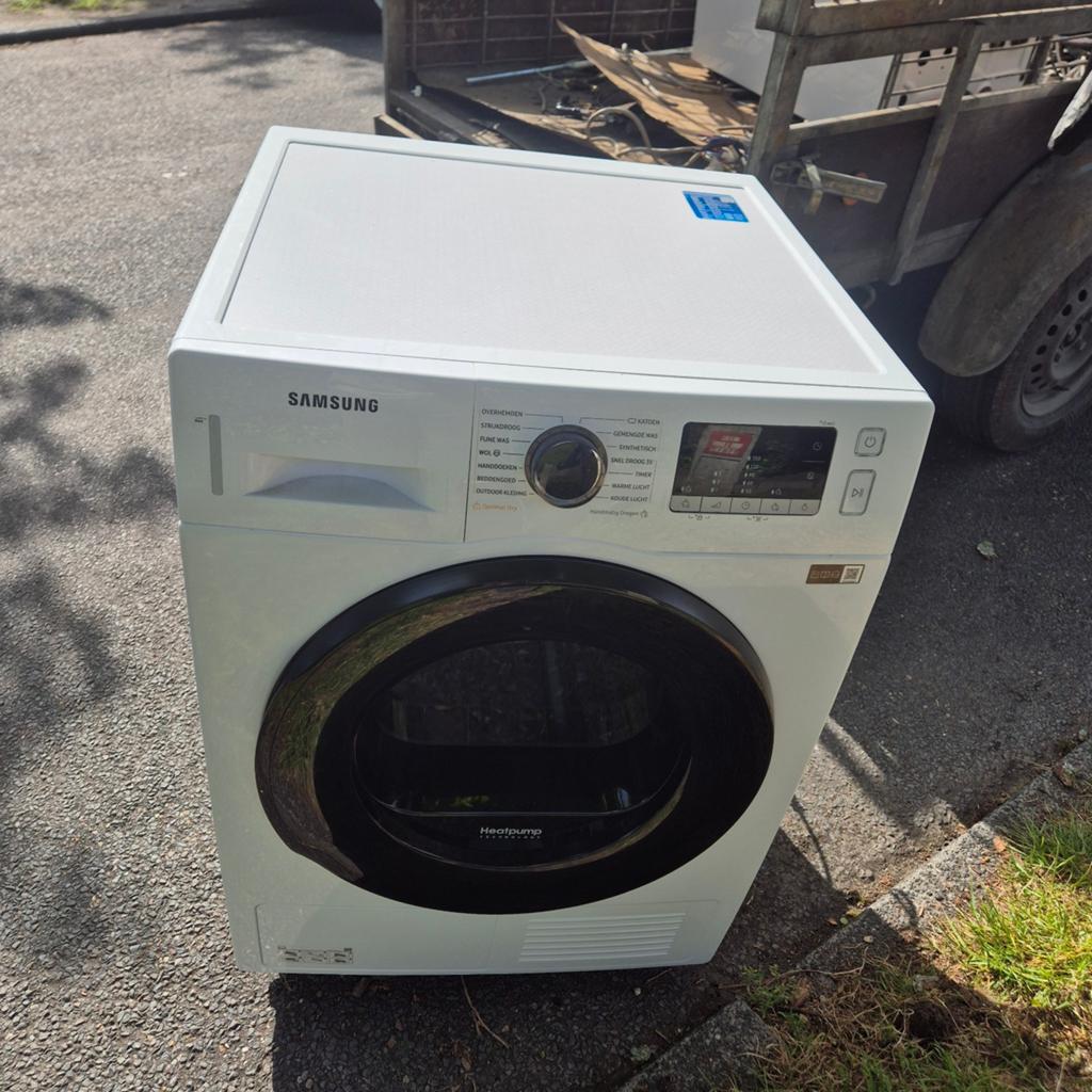 Samsung warmtepomp droger Voor onderdelen, Witgoed en Apparatuur, 6 tot 8 kg, Ophalen, Overige typen, 85 tot 90 cm