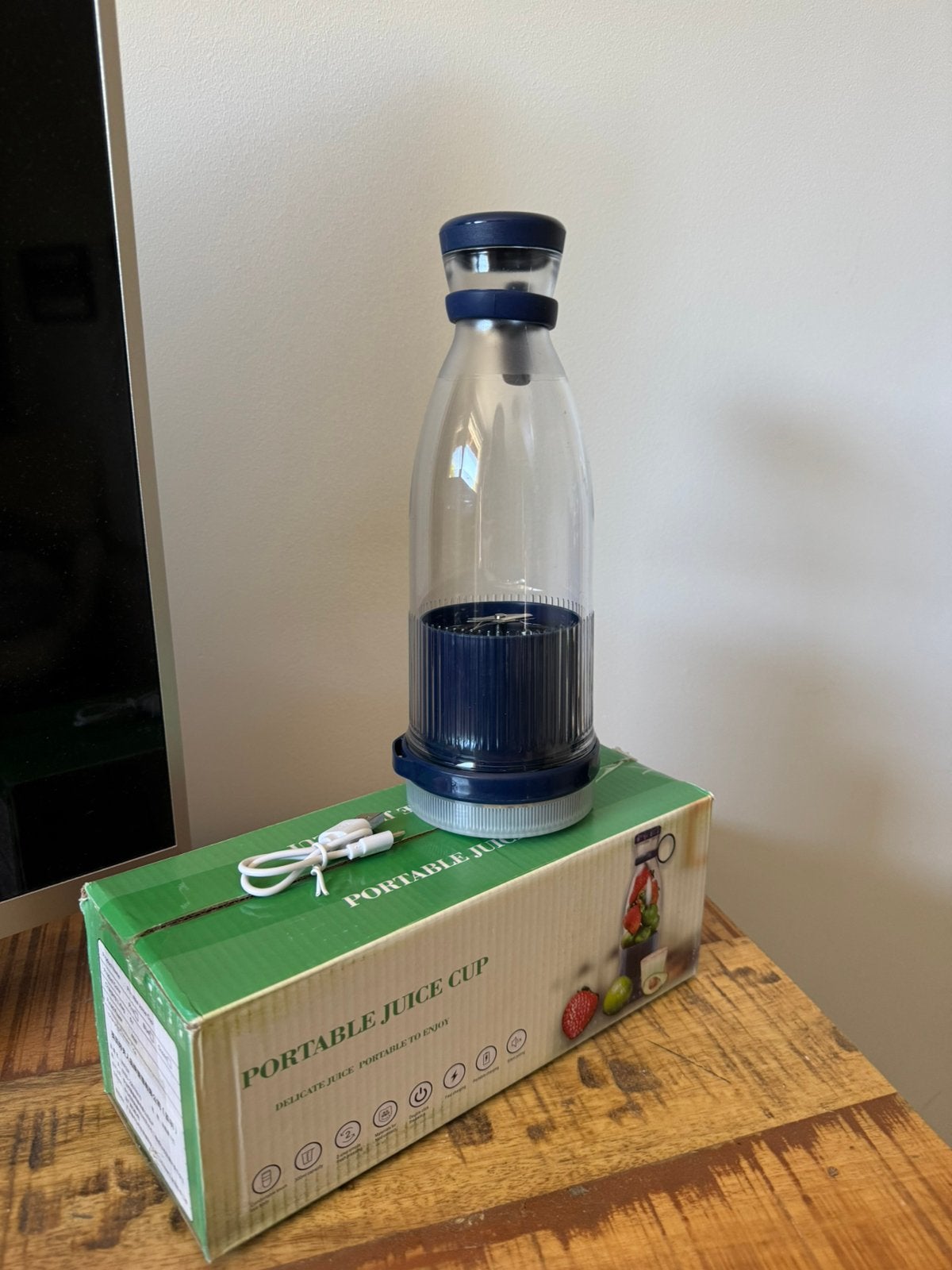 Juice blender, Ophalen of Verzenden, Zo goed als nieuw, Blender