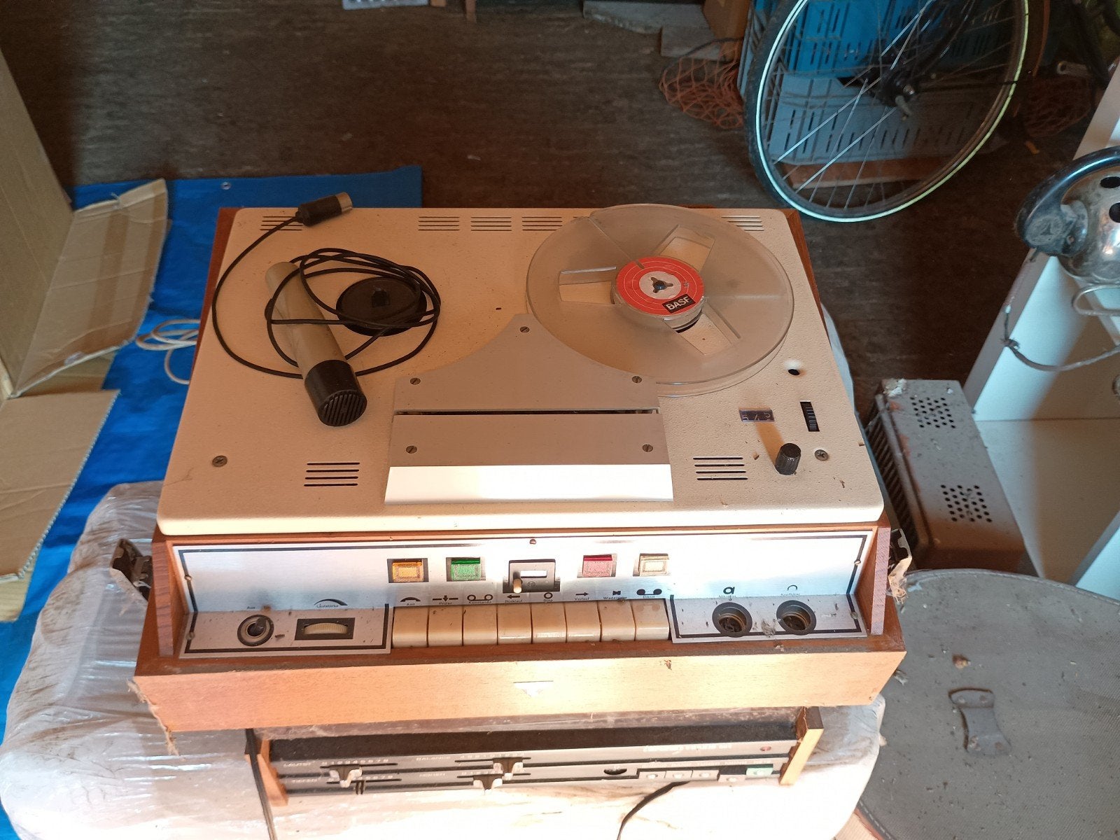 Vintage Regina antwoordapparaat - werking onbekend, Ophalen of Verzenden, Niet werkend, Met bandjes