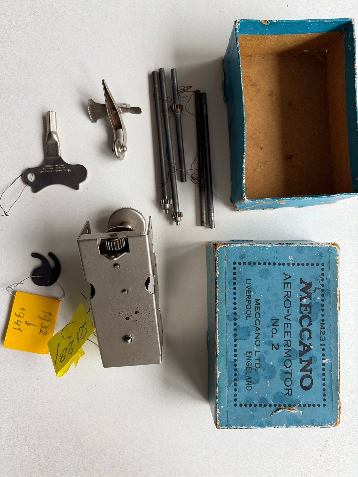 Vintage Meccano Aero Veer Motor No. 2 (1931-1940), Ophalen of Verzenden