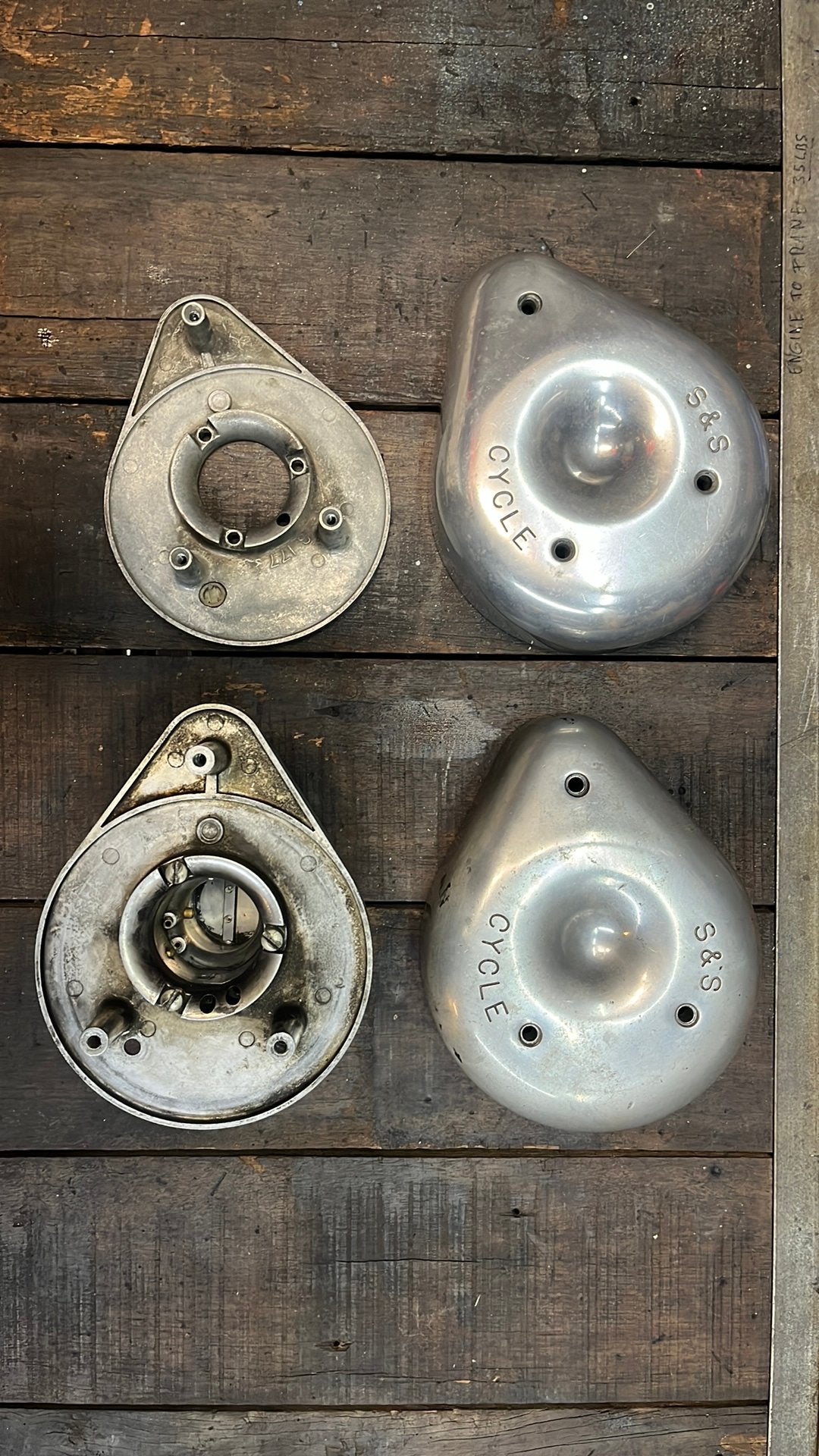 S&S teardrop aircleaner keihin, Ophalen of Verzenden, Gebruikt