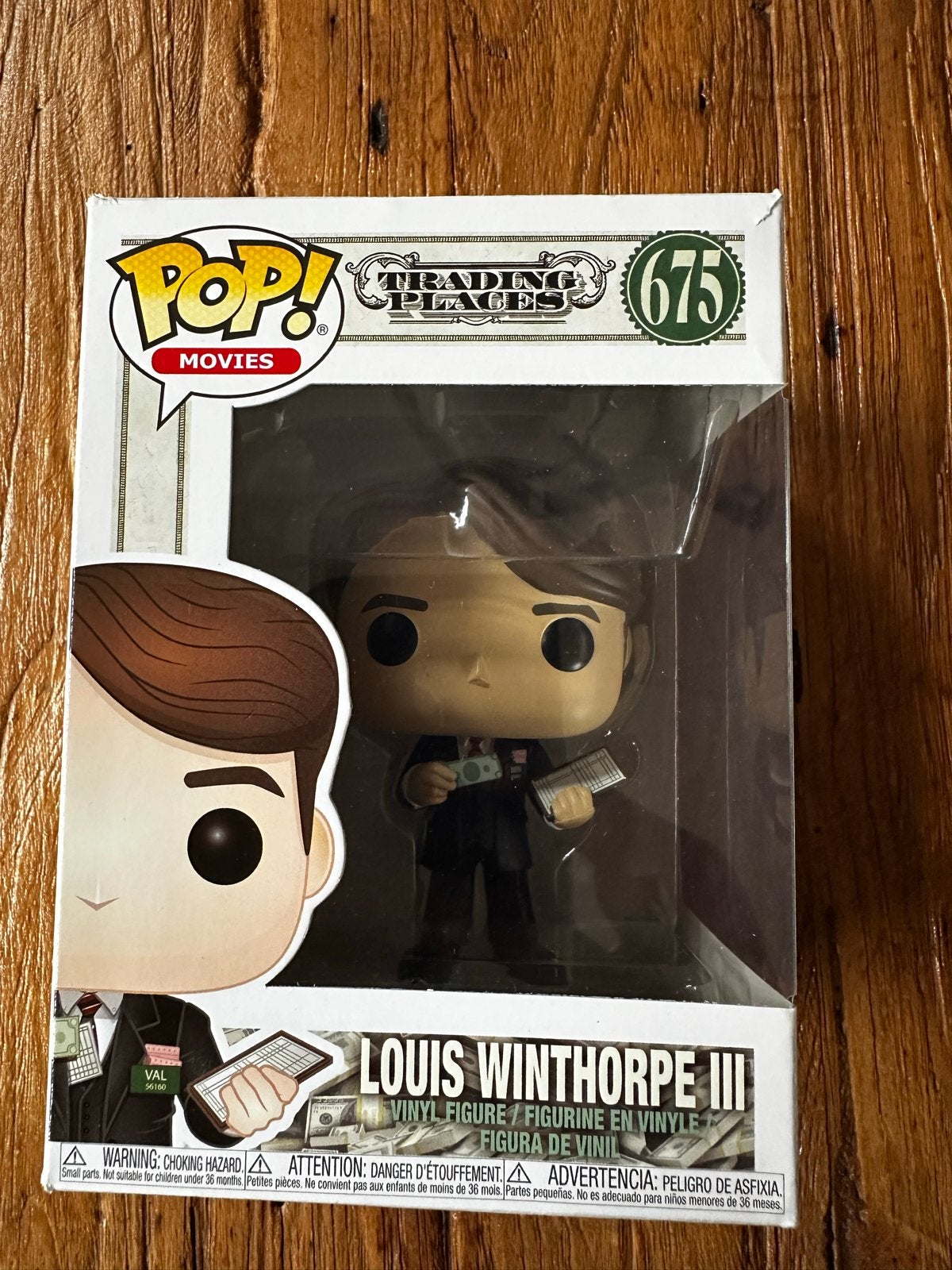 Funko Pop! Movies Trading Places Louis Winthorpe III #675, Ophalen of Verzenden, Nieuw