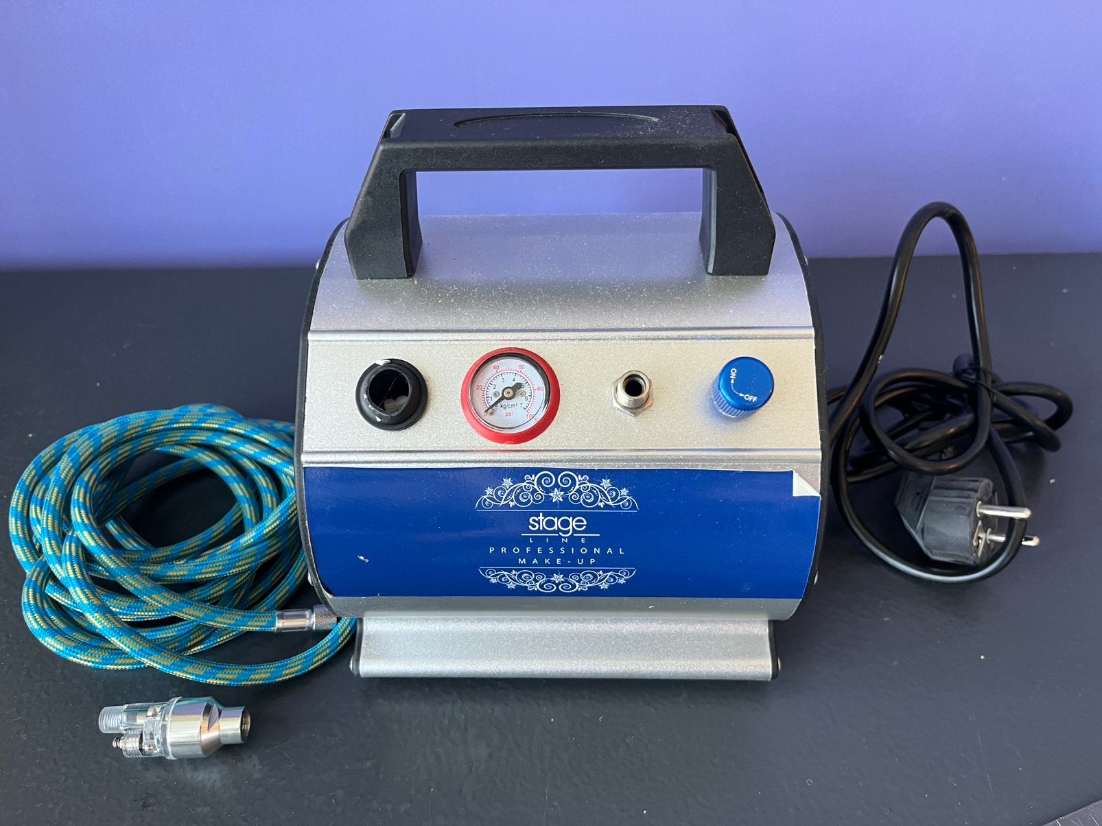 Airbrush Compressor Set met airbrush pistool, Overige kleuren, Gehele gezicht, Ophalen of Verzenden, Zo goed als nieuw