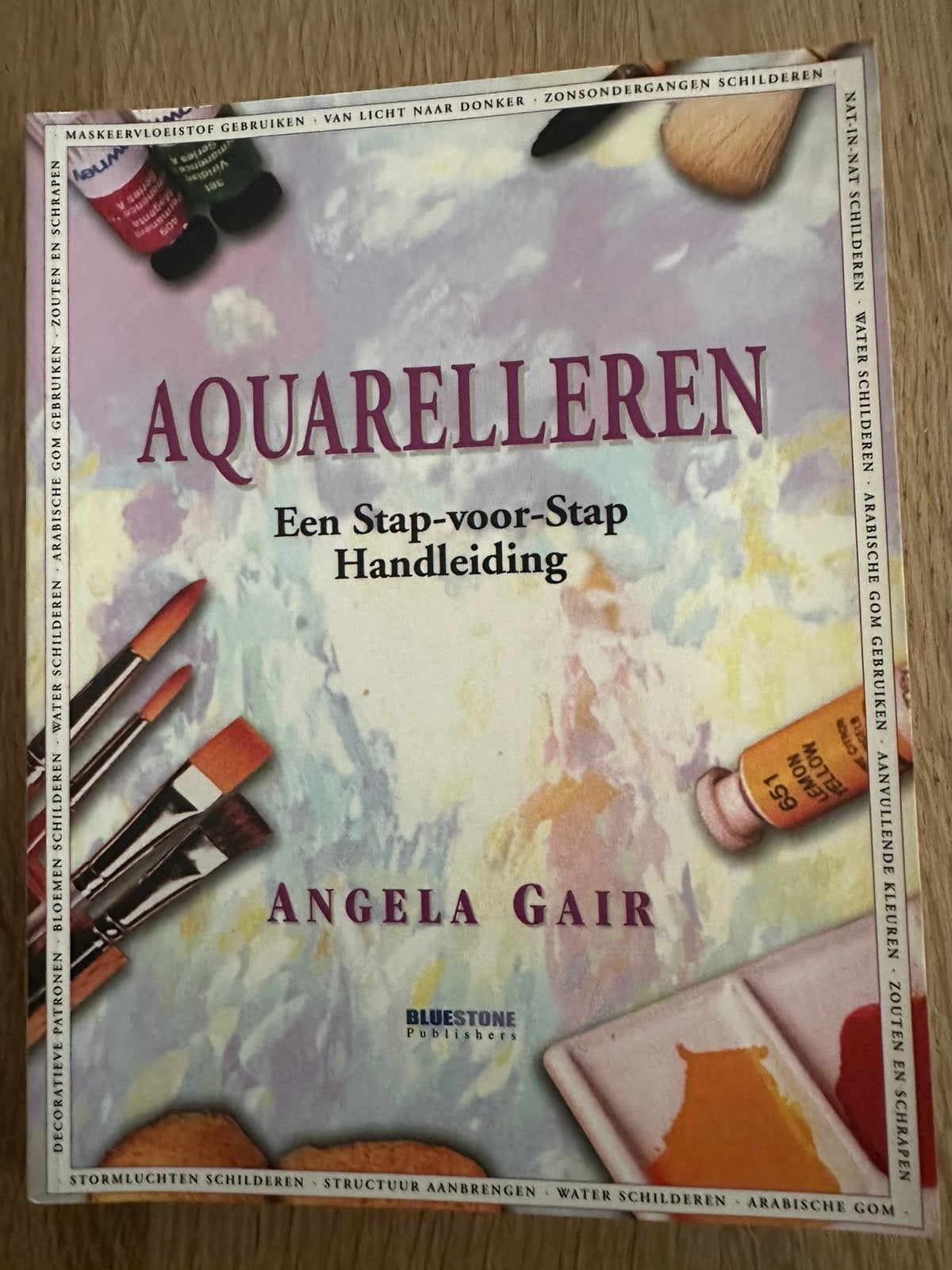 2 x angela gair aquarelleren en olieverf, Hobby en Vrije tijd, Schilderen, Ophalen of Verzenden, Zo goed als nieuw