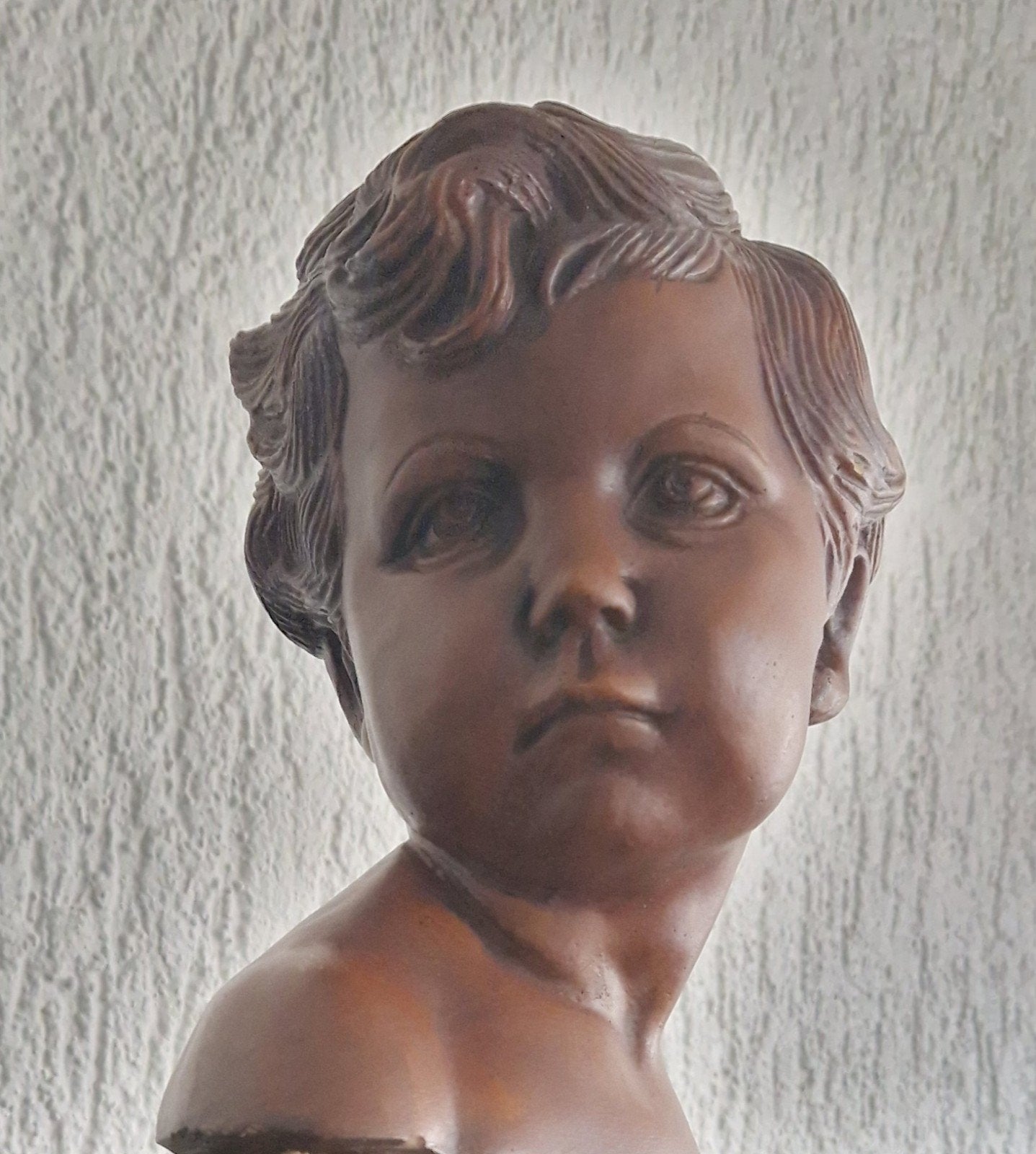 Vintage kinderbuste – Gebr. Van Paridon – 242 V.V., Overige onderwerpen, Buste, Kunststof, Ophalen of Verzenden