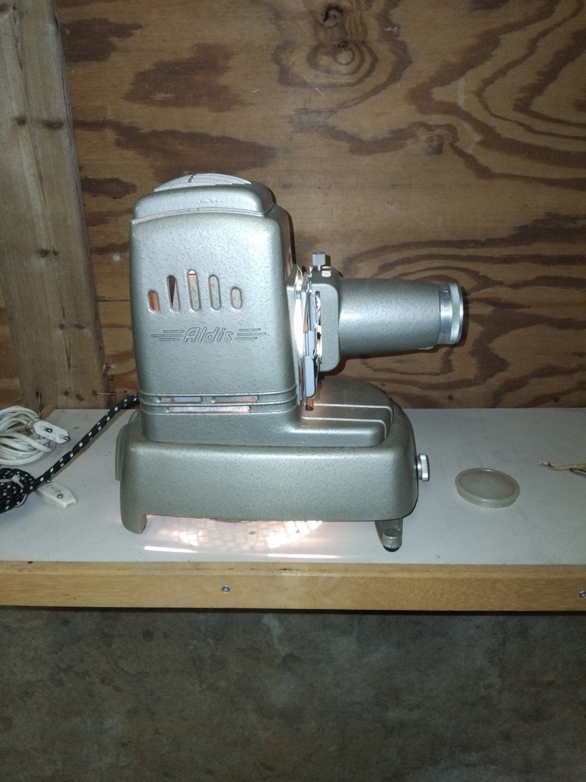 Vintage Aldis Aspheric Diaprojector - Werkend, Ophalen, Gebruikt