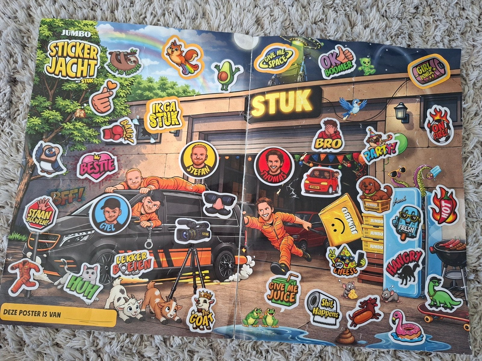 Complete set stickerjacht Jumbo, Jumbo, Ophalen of Verzenden