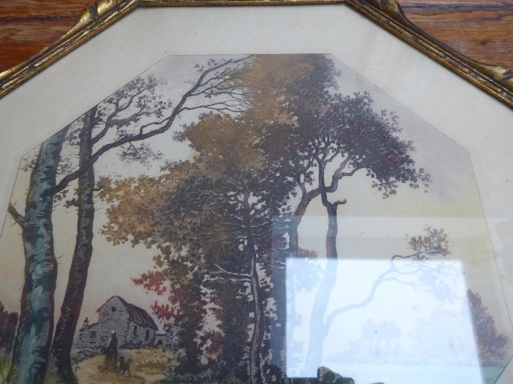 Lithografie in mooie lijst, Francis Roth, Ophalen of Verzenden