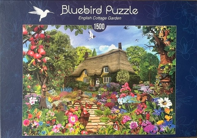 english cottage garden, Ophalen of Verzenden, 500 t/m 1500 stukjes, Zo goed als nieuw, Legpuzzel