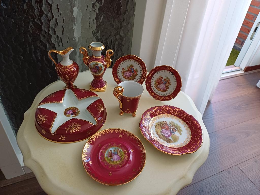 Limoges porcelein uit Frankrijk, Ophalen
