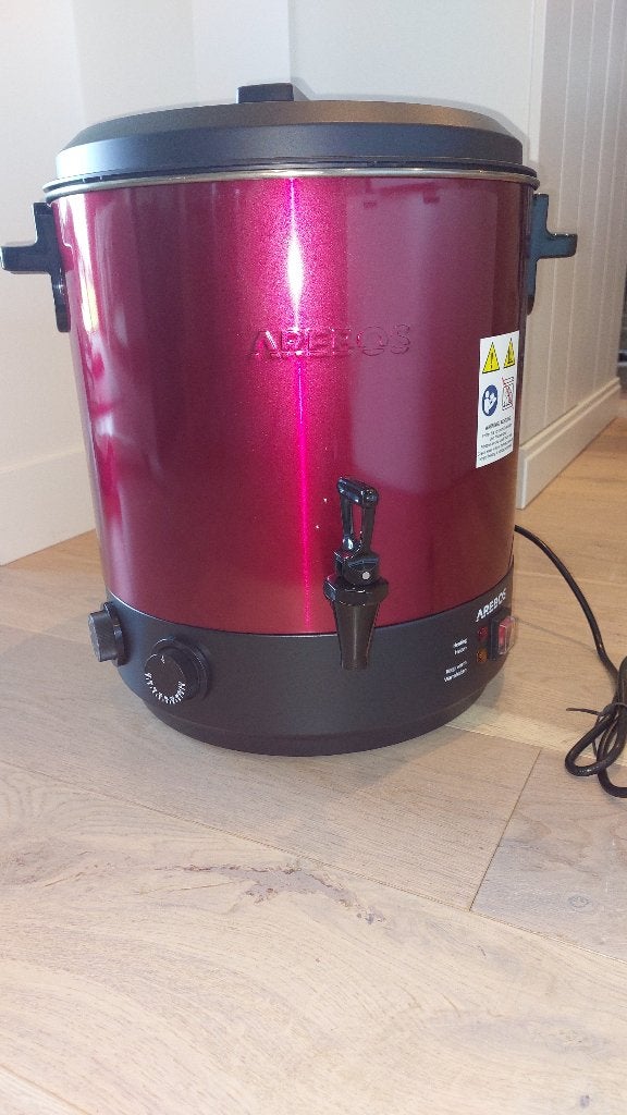 Arebos weckketel electrisch nieuw, Overige typen, Nieuw, Ophalen of Verzenden, Rvs