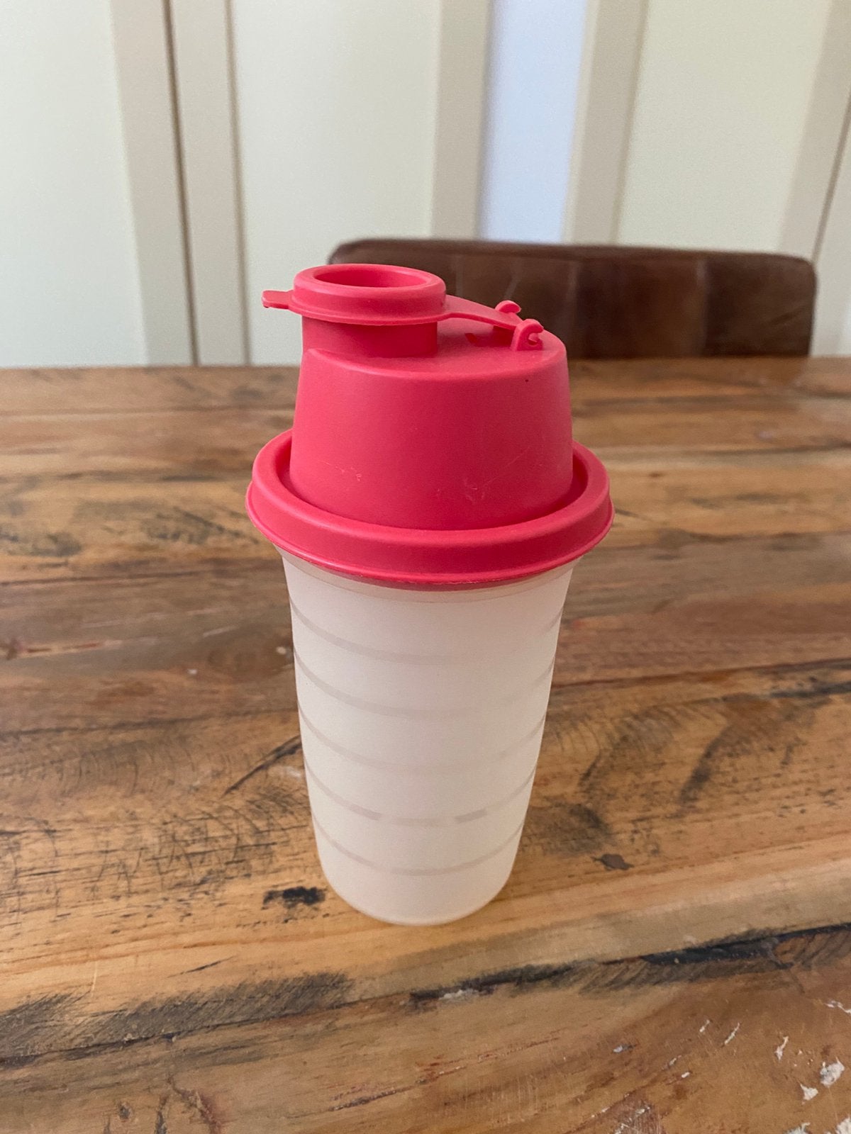 Tupperware shaker, Ophalen of Verzenden, Rood, 250 ml, Overige typen