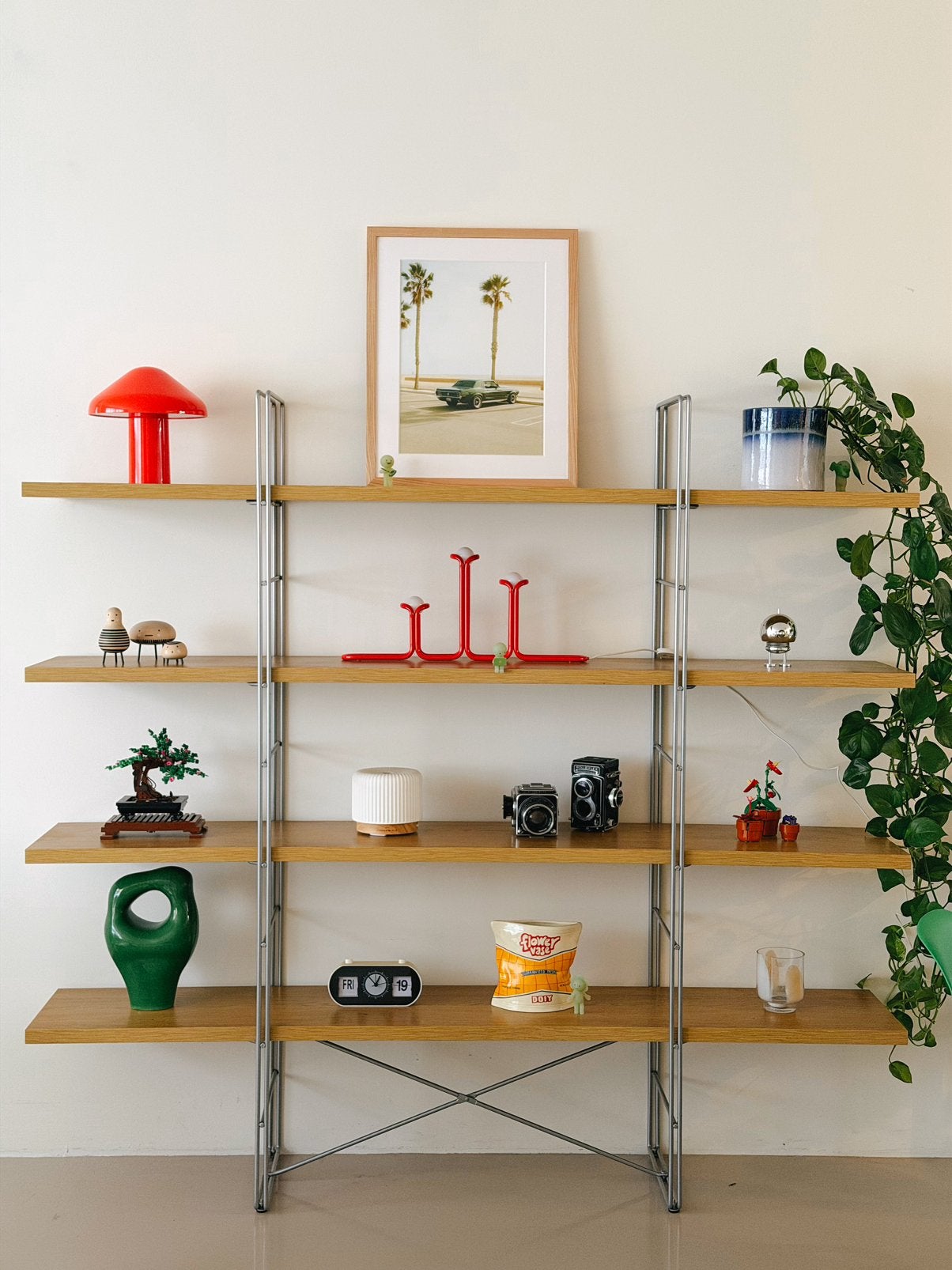 Vintage Ikea Niels Gammelgaard design kast retro eiken shelf, Huis en Inrichting, Kasten | Stellingkasten, Ophalen, Zo goed als nieuw