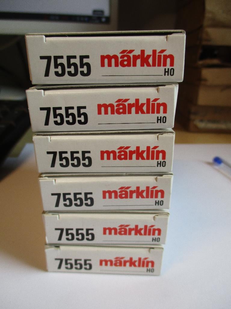 Marklin 7555 Reed Kontakt set voor K. Rails 6 sets Nieuw, Hobby en Vrije tijd, NVT, Wisselstroom, Nieuw, Ophalen of Verzenden