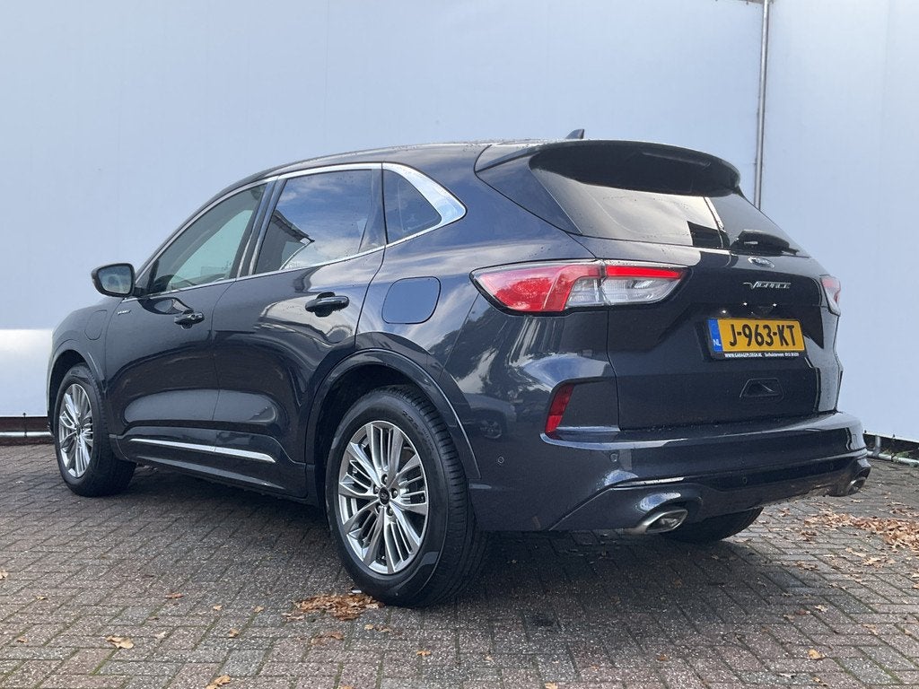 Ford Kuga 2.5 PHEV 264pk Vignale B&O HUD Leer Stoel/Stuurver, Auto's, Ford, 72 km, 4 cilinders, Blauw, Hybride Elektrisch/Benzine