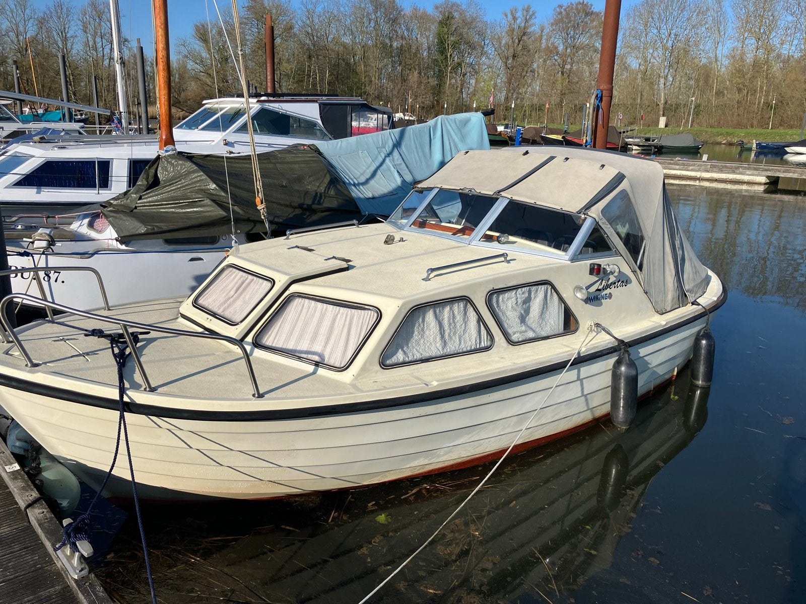 Spitsgatter Wiking, Watersport en Boten, Ophalen, Overige merken, Gebruikt, Binnenboordmotor