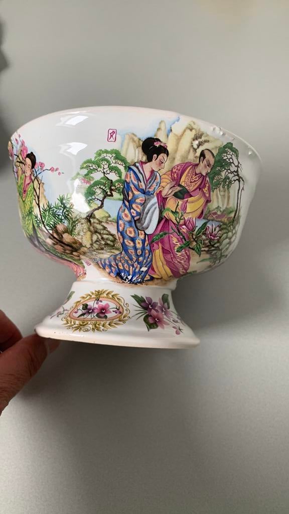 Bloempot €10, Rond, Ophalen of Verzenden, Aardewerk, Minder dan 40 cm