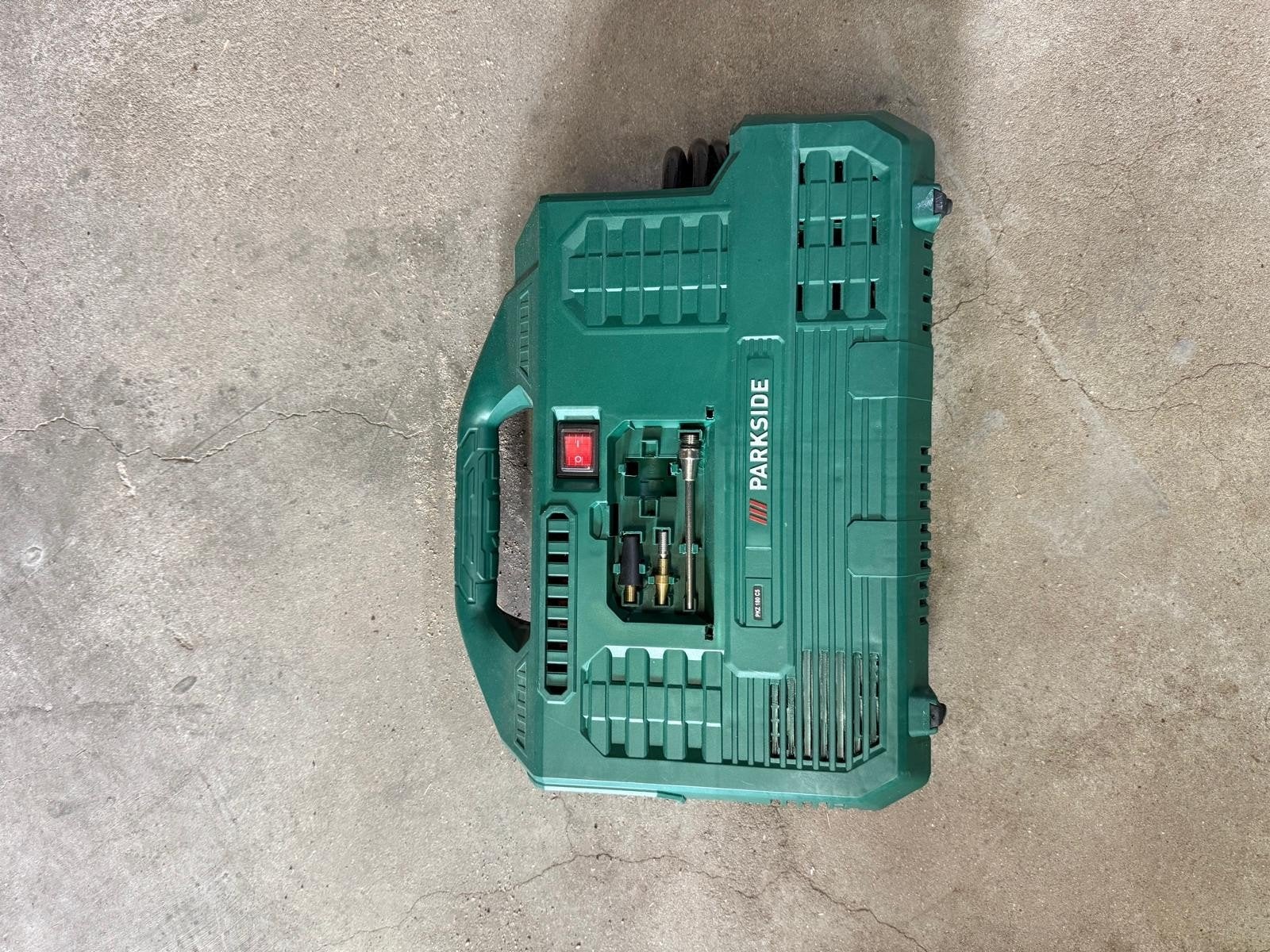 Parkside Accu Slagmoersleutel en Compressor Set, Ophalen, Gebruikt, Overige typen, Parkside