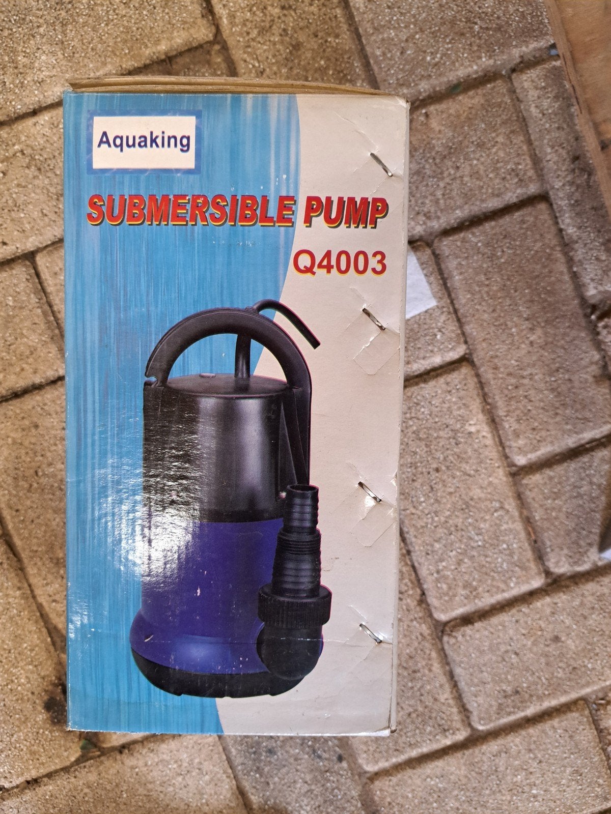 Aquaking Dompelpomp Q4003 -, Tuin en Terras, Waterpompen, Ophalen, Zo goed als nieuw, Elektrisch, Dompelpomp
