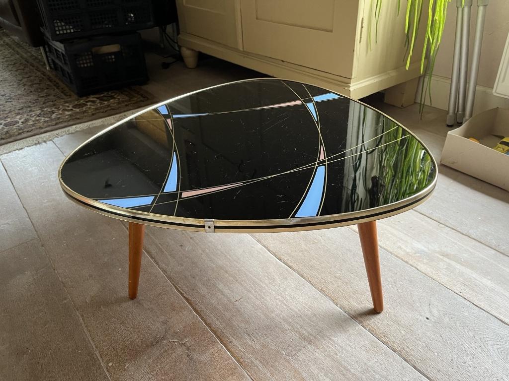 Vintage tafel salontafel  retro, Ophalen of Verzenden, Huis en Inrichting